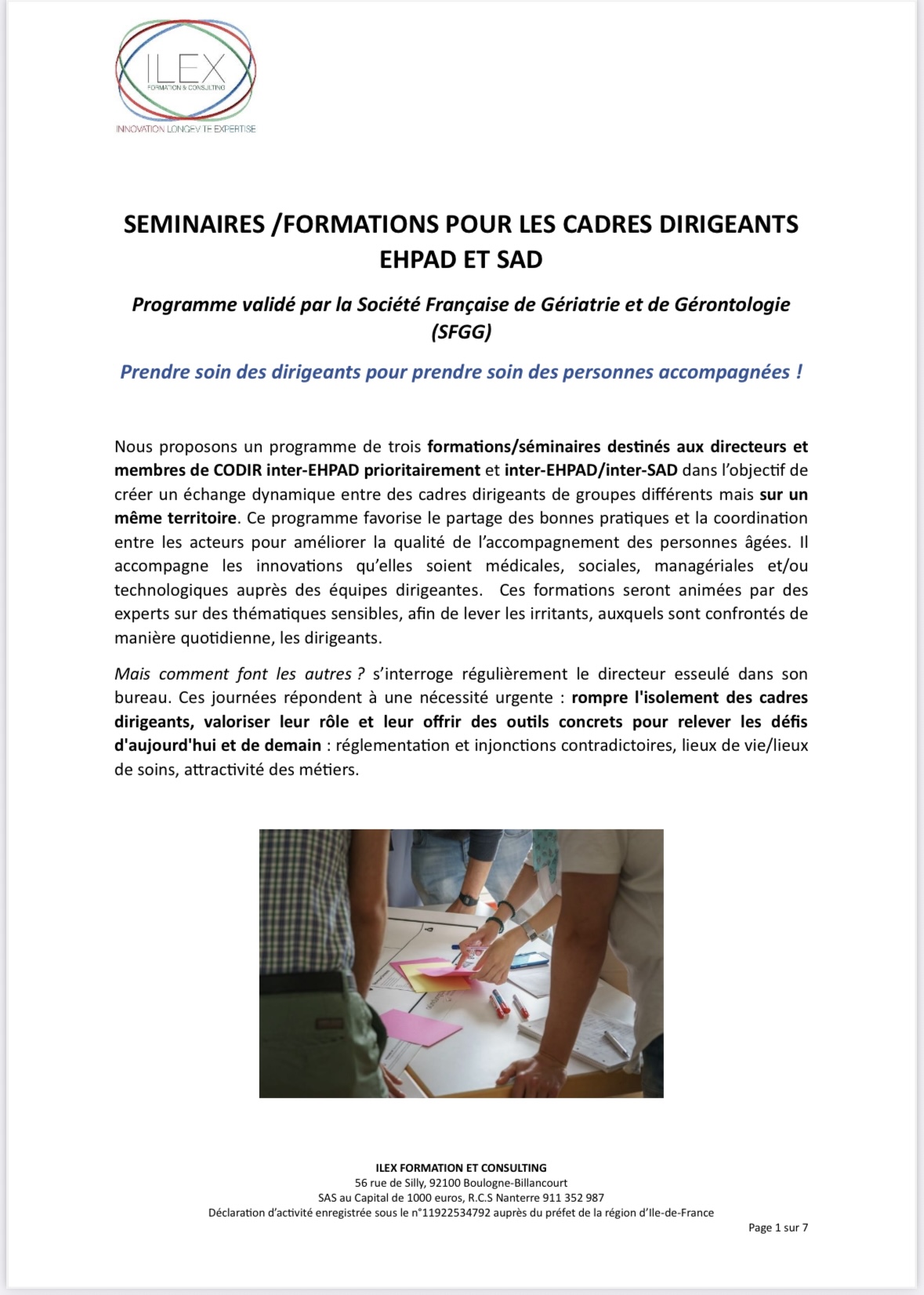 image de la formation : Un programme de séminaires/formations en 3 volets Spécial Cadres dirigeants EHPAD SAD